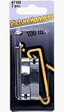 CRL 100 Pound Carded Picture Hangers - Carton (20 pieces)