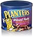 PLANTERS Mixed Nuts, 10.3 oz Canister - Peanuts, Almonds, Cashews, Hazelnuts & Pecans Roasted in Peanut Oil - Game Day Snacks, Movie Snacks & After School Snacks - Resealable Lid - Kosher