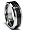 Tungsten Carbide Men's Ladies Unisex Ring Wedding Band 8MM (5/16 inch) Flat Step Carbon Fiber Band Comfort Fit (Available in Sizes 8 to 12) size 8.5