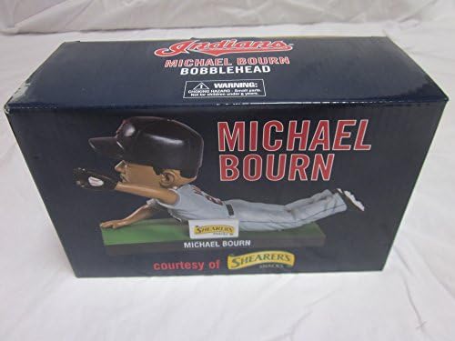 Michael Bourn Cleveland Indians Bobblehead Shearer's Snacks Sliding