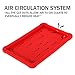 LG G Pad 7.0 Case - Poetic LG G Pad 7.0 Case [Turtle Skin Series] - [Corner/Bumper Protection] [Grip] [Sound-Amplification] Protective Silicone Case for LG G Pad 7.0 Red (3 Year Manufacturer Warranty From Poetic)