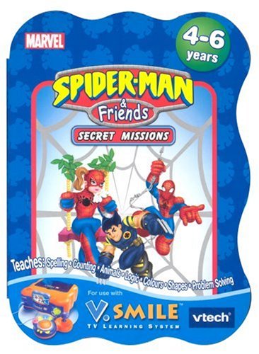 Childrens Toyshop  Toys : VTech V.Smile Learning Game: Spiderman & Friends "Secret Missions"