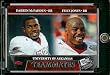 2008 Press Pass NFL Card # 100 Darren McFadden / Felix Jones Arkansas - Teammates - Rookie Insert Football Card in Protective Screw Down Display Case