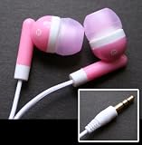 Electronics : Free Postage: Pink Inear Sound Isolation Headphones for all Mp3 players
