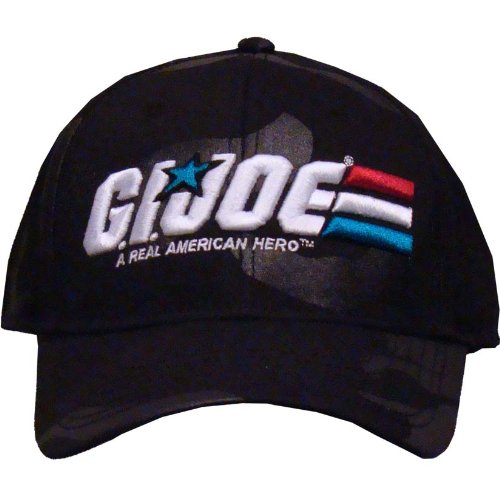  G.I. Joe 3-D Logo Black Camo Hat