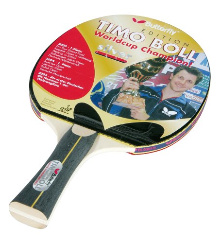 Childrens Toyshop  Spielwaren : Butterfly Tischtennis-Schläger "TIMO BOLL silver"