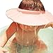 DMtse Pink Safe Shampoo Shower Bathing Protect Soft Cap Hat for Baby Children Kids (Pink)