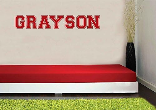 Personalized Monogram Kids Wall Decals - Boys Wall Decal- Name Vinyl Lettering - baby boy nursery wall decal Grayson