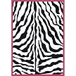 Zebra Rug - Pink (2'8"x3'10")