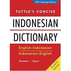Tuttle's Concise Indonesian Dictionary: English-Indonesian, Indonesian-English (Tuttle Language Library)