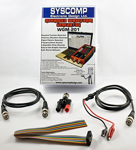 Syscomp WGM-202, Open Source 5-in-1 Multi-Function 10MHZ Advance USB Waveform Generator