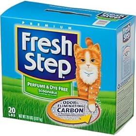 Fresh Step Scoopable Perfume & Dye Free Cat Litter 20 lbs.