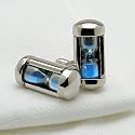 Sands of Time Functional Hourglass Cufflinks
