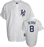 Yogi Berra New York Yankees Majestic Pinstripe Cooperstown Replica Jersey