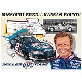 Sam Bass Rusty Wallace "Missouri Bred... Kansas Bound!" Poster