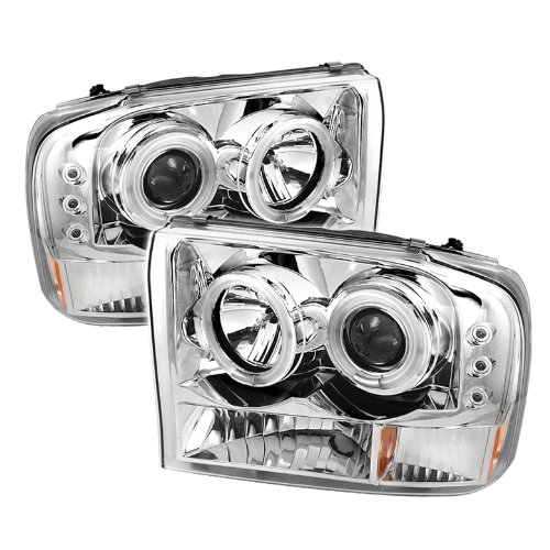 Best Price Spyder Auto Ford F250/F350 Super Duty/Ford Excursion Chrome CCFL LED Projector Headlight
