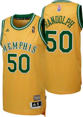 Memphis Grizzlies Tams Adidas Zach Randolph Hardwood Classics Swingman Jersey (L)
