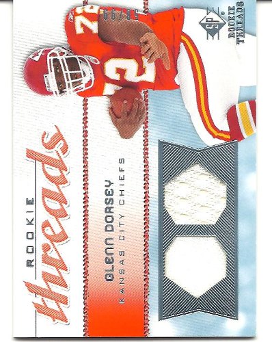 Glenn Dorsey 2008 SP Rookie Threads Rookie Threads Jersey Card 58/99 #RTGD Kansas City Chiefs