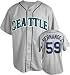 Felix Hernandez Seattle Mariners Road Gray MLB Replica Jersey