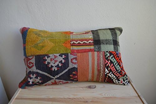 throw pillow, patchwork kilim pillow, decorative pillow, turkish pillow, pillow, vintage pillow, kilim pillows, kilim pillow cover boho pillow,cicim pillow,green pillow,multicolor pillow cases