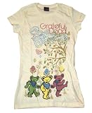 Grateful Dead Trees and Flowers Dancing Bears Juniors T-Shirt