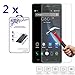 2x For Doogee X5 Premium Ballistic Tempered Glass Screen Protector Hardness,Curved Edge,Anti-Scratch,Bubble Free,Retail Package [2 Pack] 2X (For Doogee X5)