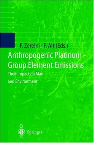 Anthropogenic Platinum-group Element Emissions: Their Impact on Man and Environment