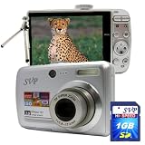 SVP Xthinn-737, 7.0MP, CCD Panasonic Sensor with 3x Optical zoom, 3 TFT LCD (Free-1GB High Speed SD Card, a Sturdy Tripod)