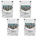 Kansas City Wizards MLS 4pc Square Shot Glass Set - Primary Team Logo