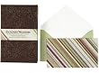 CR Gibson Bark Design Stationery Wardrobe With Notes, Envelopes, Note Pad And Stickers (Pack of 2)
