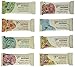 Mini Macrobars 11-Flavor Variety: One 0.9 oz Mini Bar Each of Almond Butter + Carob, Cashew Butter, Cashew Caramel, Peanut Butter, Sunflower Butter + Chocolate, Peanut Butter Chocolate Chip, Apples + Walnuts, Banana + Almond Butter, Cherries + Berries, Granola + Coconut, and Sesame Butter + Dates in a BlackTie Box (11 Items Total)
