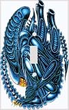 Creepy Space Alien Decorative Switchplate Cover