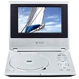 Titan DT7 Tragbarer DVD Player mit DVB-T Tuner (17,78 cm (7 Zoll) TFT LC-Display, Kartenleser, USB 2.0) silber