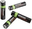 AmazonBasics Pile ricaricabili precaricate NiMH AAA (confezione da 4, 800 mAh)
