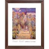 Claude Monet Paris Flower Garden Kids Landscape Picture Framed Art Print by Art Prints Inc