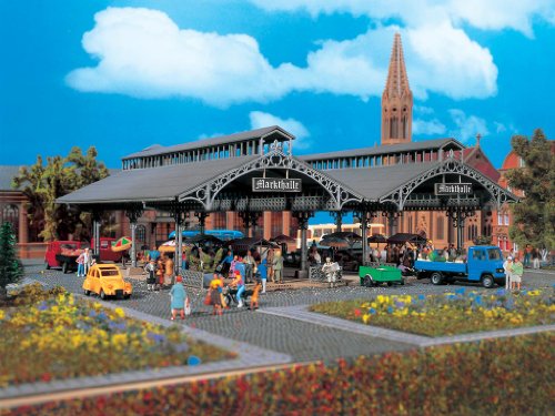 Imagen principal de Vollmer H0 5608  -   Mercado de abastos [Importado de Alemania]