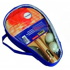 Idena 7429837 - Tischtennis Turnierset, 2 Schl�ger, 2 B�lle, H�lle, farblich sortiert