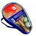 Idena 7429837 - Tischtennis Turnierset, 2 Schl�ger, 2 B�lle, H�lle, farblich sortiert
