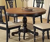 48 Inch Embassy Round Pedestal Table with Wood Top - Hillsdale Furniture -  ....