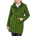Merona® Plus Long Wool Jacket with Toggle Buttons - Green
