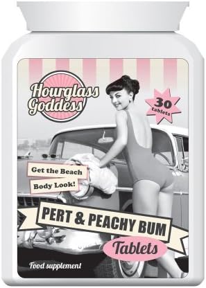 Pert &amp; Peachy Bigger Bum Butt Enhancement 30 Capsules Per Bottle by HOURGLASS GODDESS