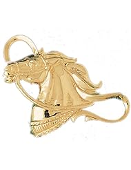 CleverEves 14K Gold Pendant Horse Head 8.7 - Gram(s)
