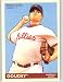 2009 Upper Deck Goudey Baseball Card # 159 Brad Lidge (Phillies) MLB Trading Card in a Protrective Screw Down Display Case