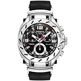 Men's Tissot T-Race Black Quartz Chronograph Rubber Sport Watch