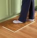 Wooden Floor Print Cushioned Kitchen Mat by Collections Etc