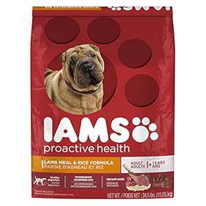 Iams Proactive Health Adult Lamb Meal & Rice Premium Dog Nutrition 34.5 Lbs Iams Proactive Health Adult Lamb Meal & Rice Premium Dog Nutrition 34.5 Lbs