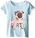 The Children's Place Little Girls' Short Sleeve Rolled Graphic Tee
