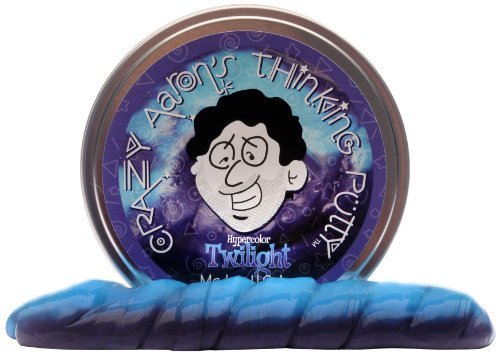 Crazy Aaron's Thinking Putty Heat Sensitive Hypercolor, Twilight, 3.2 oz Color: Hypercolor Twilight Model: 5516279, Toys & Games for Kids & Child