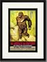 Black Framed/Matted Print 17x23, Los Animales del Universo