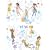 Disney Fairies Wall Stickers Stikarounds 45 pieces